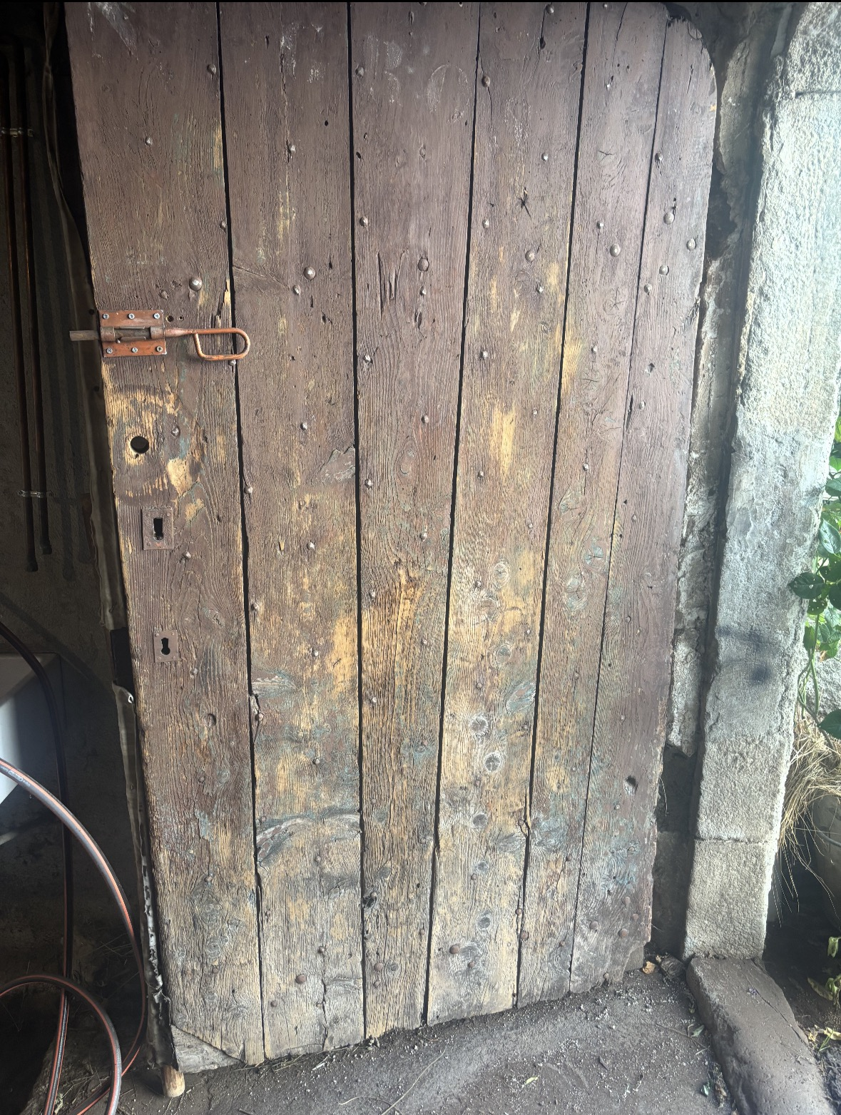 Porte extérieure avant rénovation
