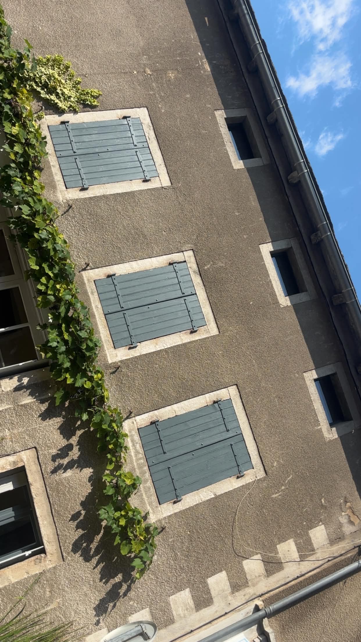 Peinture de porte de garage et volets en Haute-Loire